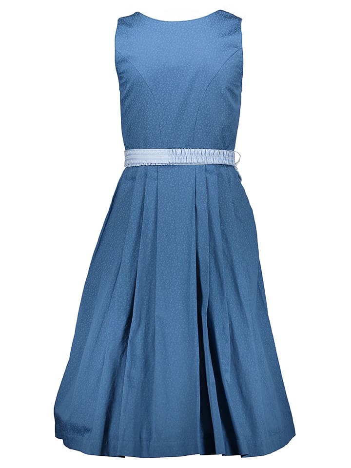 Turi Landhaus Dirndl in Blau günstig kaufen