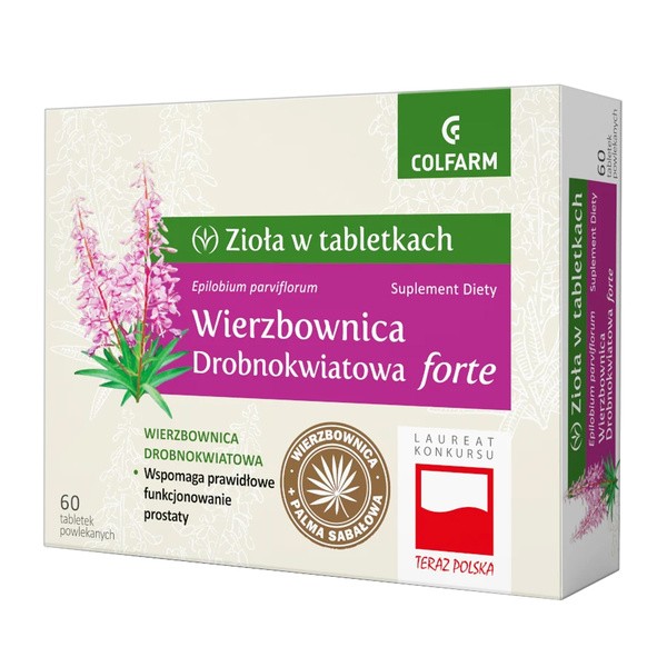 Wierzbownica drobnokwiatowa forte, tabletki, 60 szt.