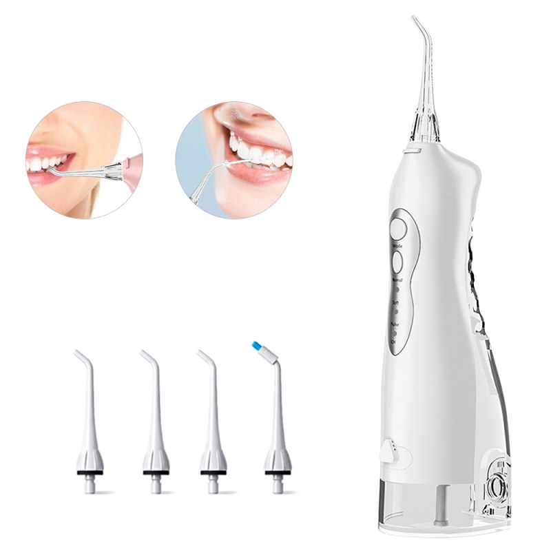 Irygator do jamy ustnej, irygator do zębów, irygator do zębów, elektryczny skaler do zębów, irygator do zębów Waterpulse, ładowany przez USB, strumień wody, irygator do zębów