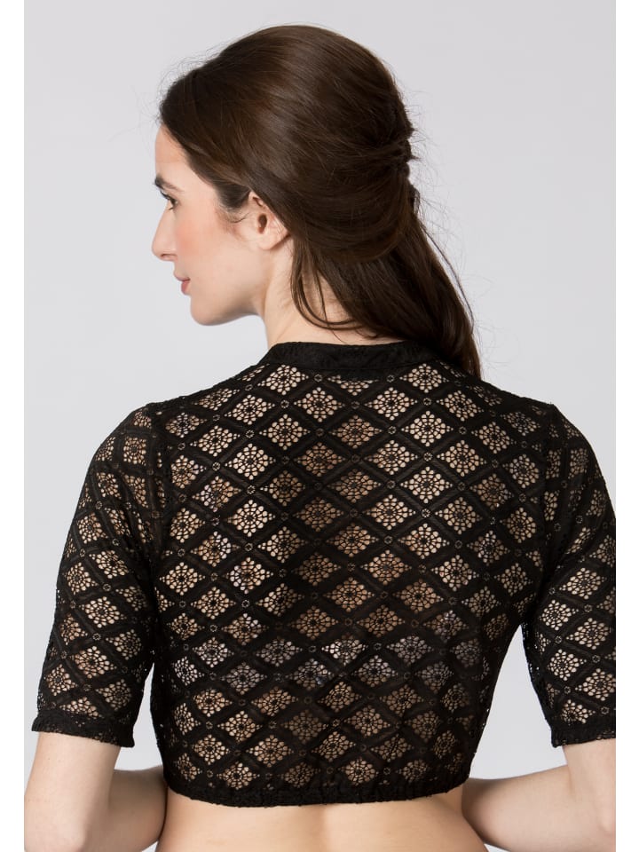 Stockerpoint Stockerpoint Dirndlbluse Laurene in schwarz günstig kaufen