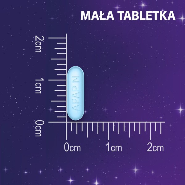 Apap Noc, 500 mg + 25 mg, tabletki powlekane, 12 szt.