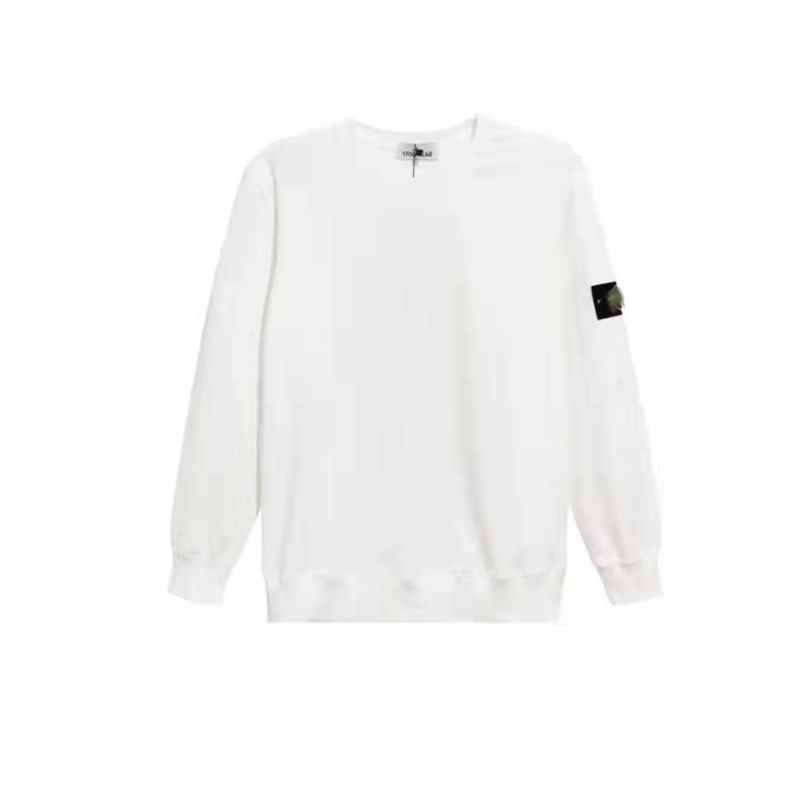 Koszulka męska i damska z długim rękawem i oddychającym, kamiennym wzorem z kolekcji High Street Base Stone Island.