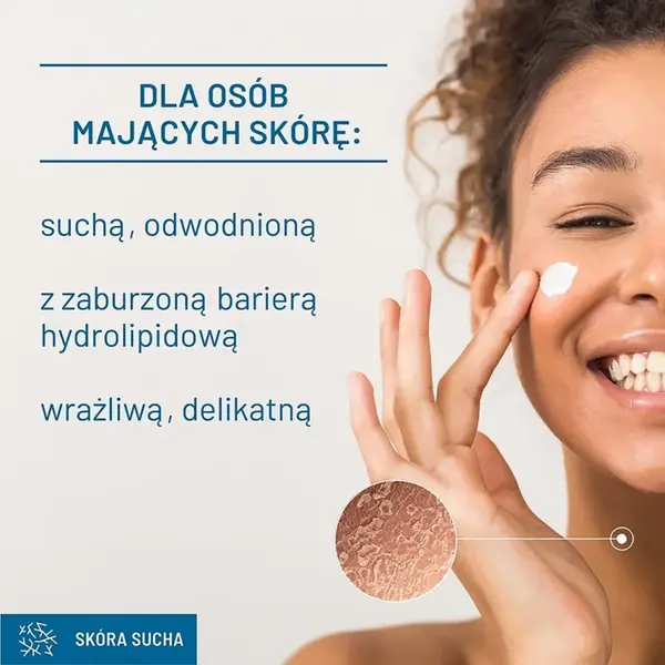 Sylveco Dermo Sucha skóra, krem nawilżający do twarzy na dzień SPF 50, 50 ml