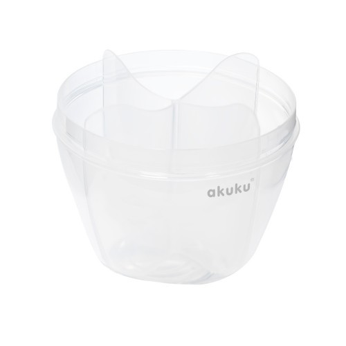 Akuku, pojemnik na mleko w proszku, szary, 1 szt.