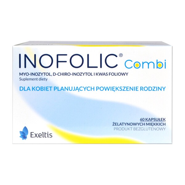 Inofolic combi, kapsułki żelatynowe miękkie, 60 szt.