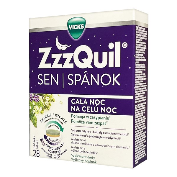 ZzzQuil Sen Cała Noc, tabletki, 28 szt.