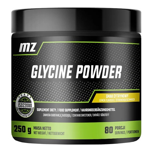 MZ Glycine Powder, proszek, smak cytrynowy, 250 g