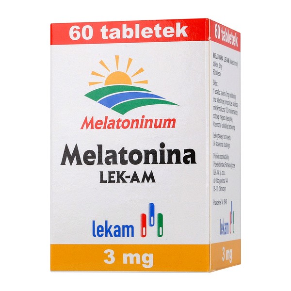 Melatonina LEK-AM 3 mg, tabletki, 60 szt