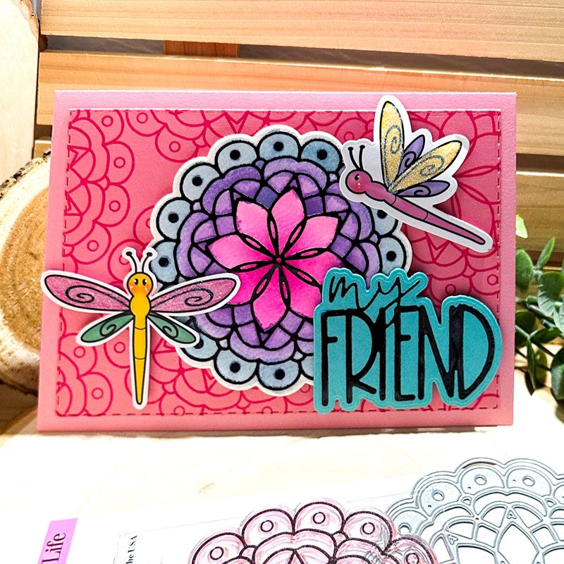 mandala4Stephanie Clear Stamp