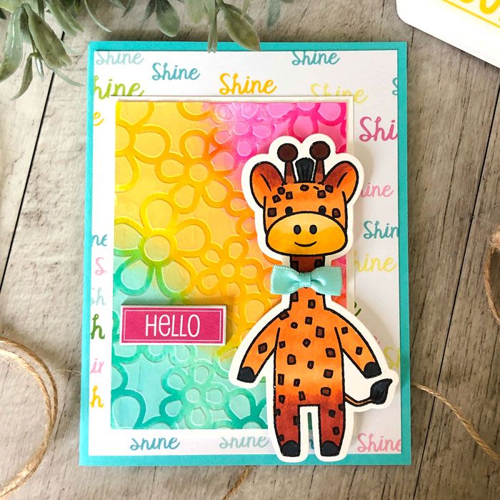 Little Peeps Giraffe & Horse Clear Stamp Set
