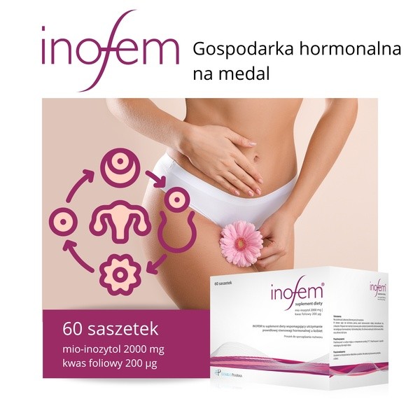 Inofem, proszek do sporządzania roztworu doustnego w saszetkach, 60 szt.