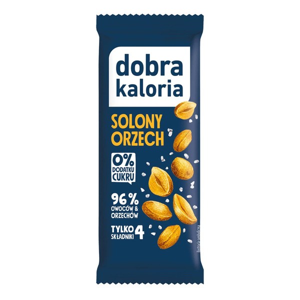 Dobra Kaloria, baton solony orzech, 35 g