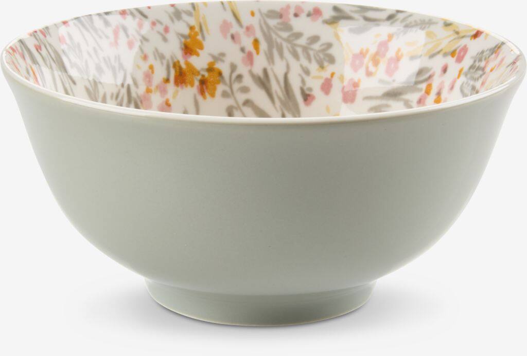 EMIL EMIL skål Ø16xH8cm porcelæn med blomster
