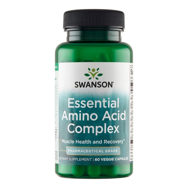 Swanson AjiPure Kompleks 9 istotnych aminokwasów, kapsułki, 60 szt.