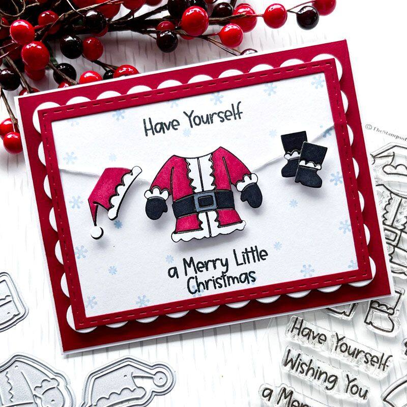 Little Peeps Christmas Clear Stamp Set