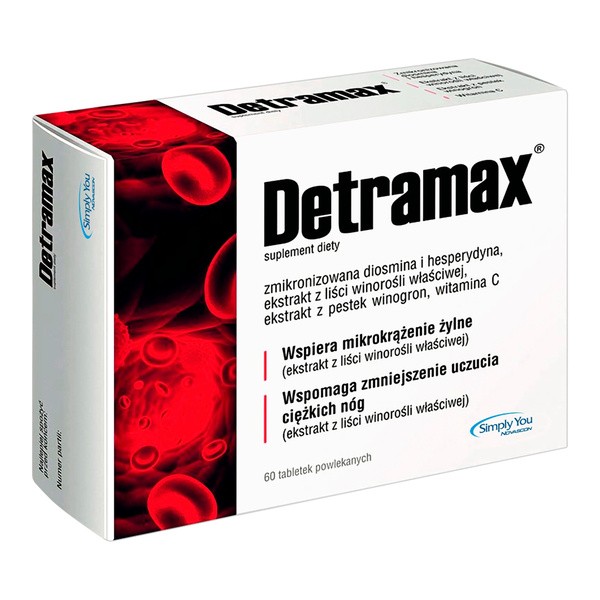 Detramax, tabletki powlekane, 60 szt.