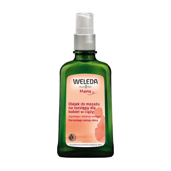 Weleda, olejek do masażu na rozstępy dla kobiet w ciąży, 100 ml