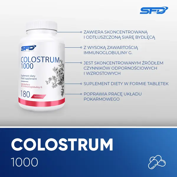 SFD Colostrum 1000, tabletki, 180 szt.