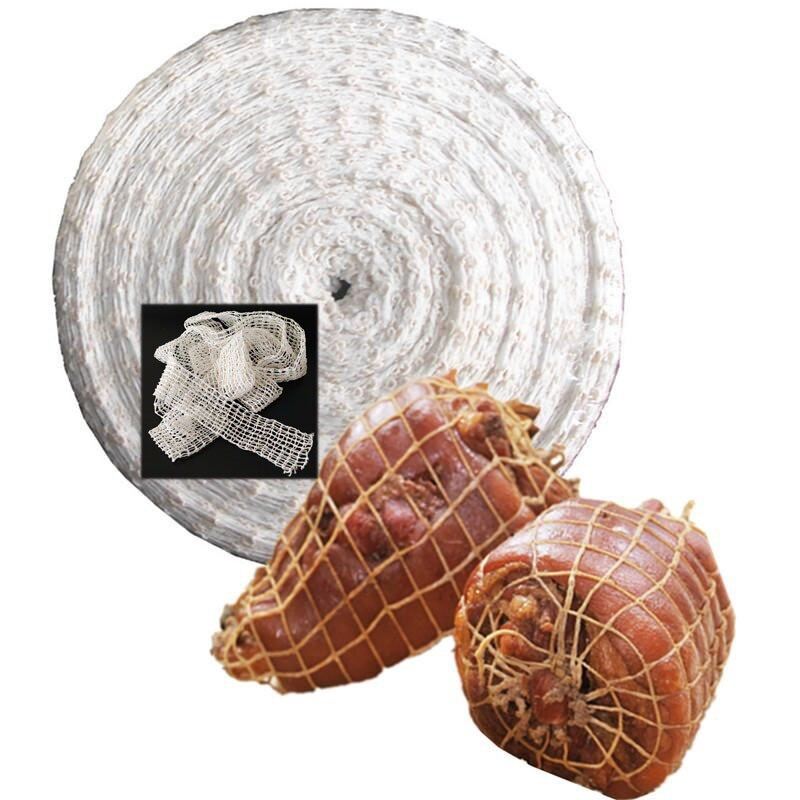 Filet à viande en coton de 3 mètres, filet à jambon, filet à saucisses, ficelle de boucher, filet à saucisses roulées, filet à hot-dogs, outils d'emballage de saucisses en gros