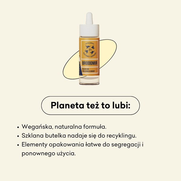 Mydlarnia 4 Szpaki, Brodomir, olejek do pielęgnacji brody, 30 ml