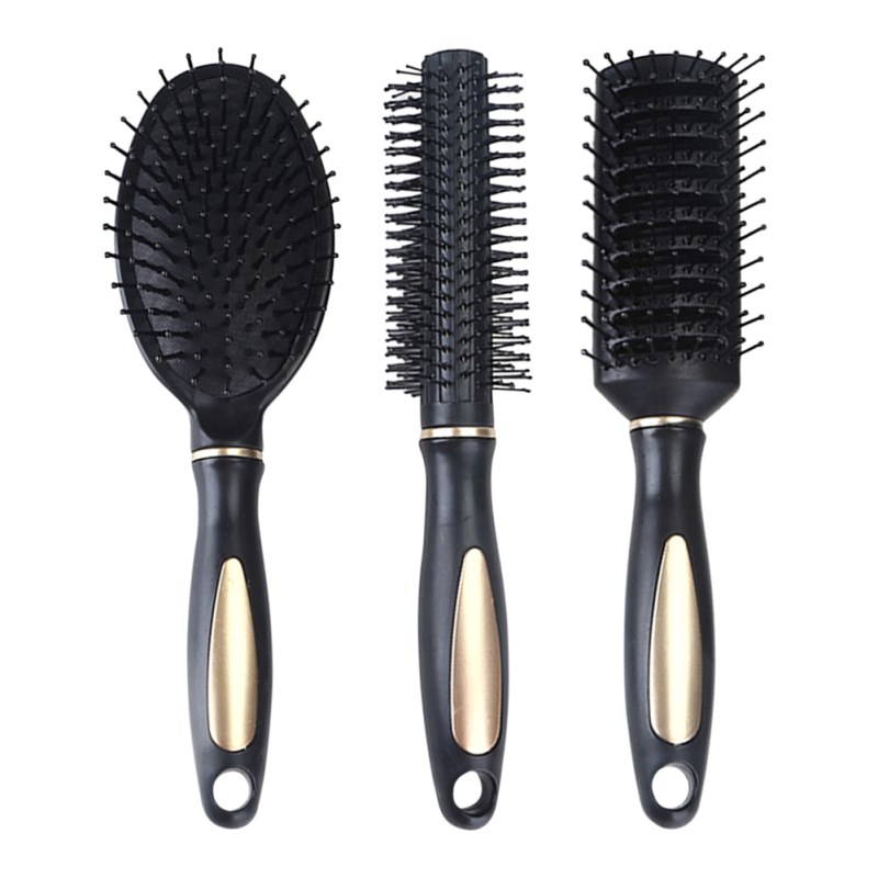 Grzebień do włosów dla kobiet w 3 rozmiarach, antystatyczny, do masażu skóry głowy, szczotka do włosów, narzędzia do stylizacji w salonie fryzjerskim