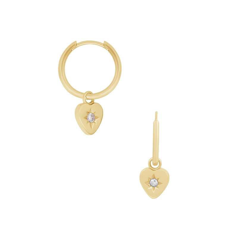 AIDE 925 srebro kolczyki dla kobiet 2020 cyrkon serce kolczyki w ksztalcie obreczy dziewczyny Fine Jewelry Piercing Pendientes Brincos prezenty