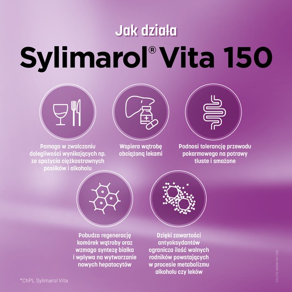 Sylimarol Vita 150, kapsułki, 30 szt.