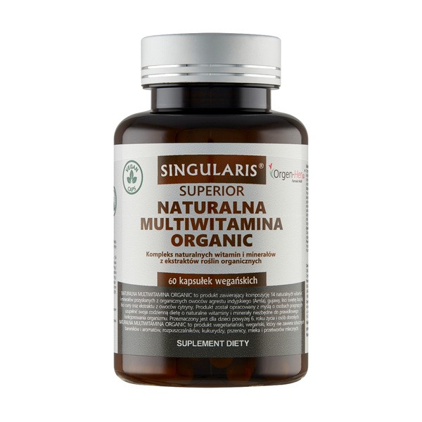 Singularis Naturalna Multiwitamina Organic, kapsułki, 60 szt.