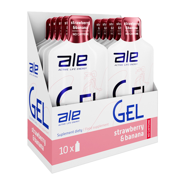 Zestaw ALE  Gel Strawberry Banana, 10 szt.