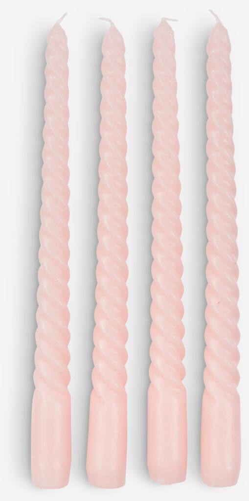 BALDUR Lys BALDUR H26 cm lyserød 4 stk/pakke