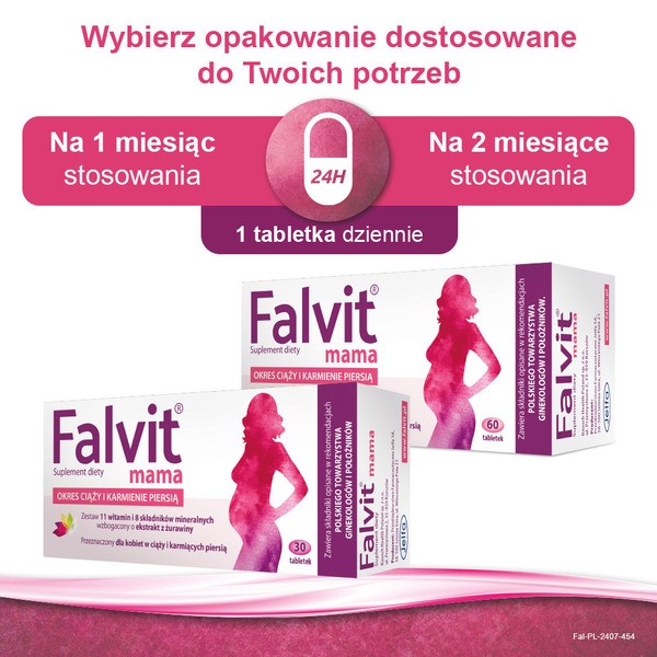 Falvit mama, tabletki powlekane, 30 szt.
