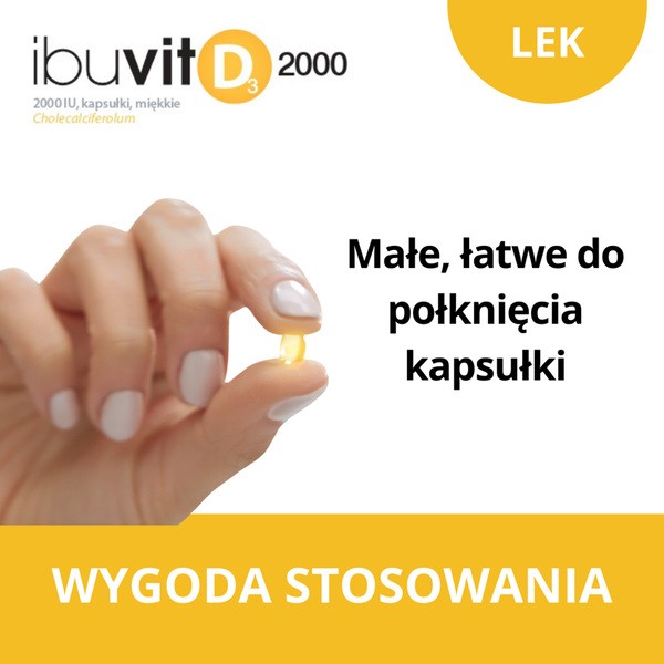 Ibuvit D3, 2000 IU, kapsułki miękkie, 150 szt.