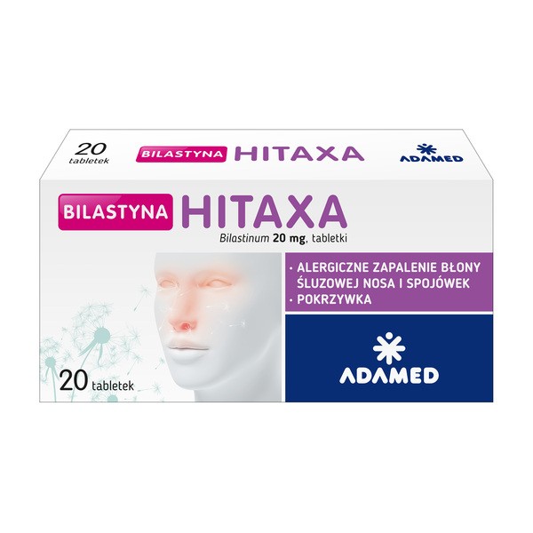 Bilastyna Hitaxa, 20 mg, tabletki, 20 szt.
