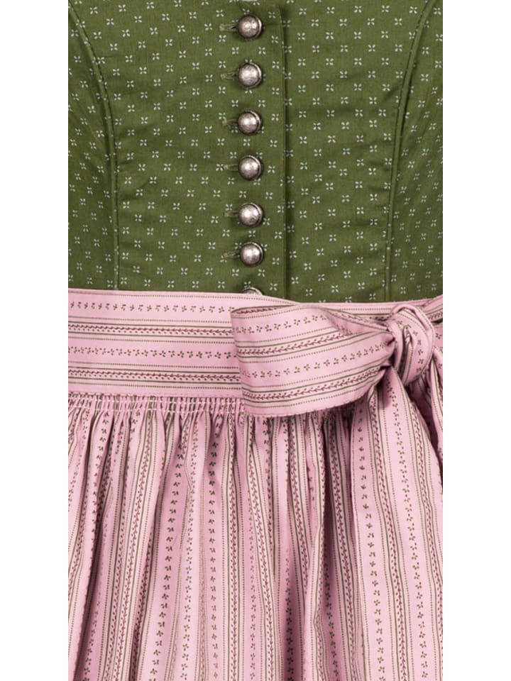 Nübler Dirndl midi Rita in Oliv günstig kaufen