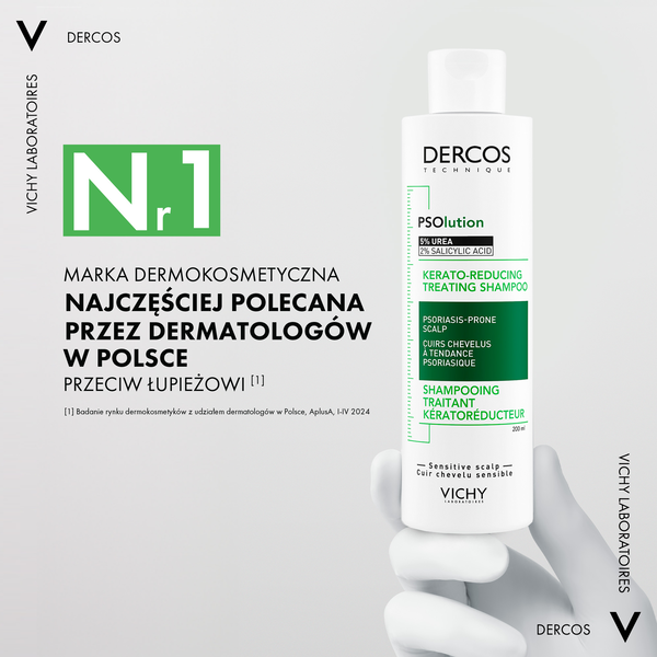 Vichy Dercos PSOlution, szampon keratolityczny, 200 ml