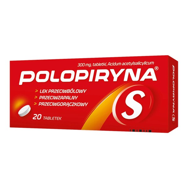 Polopiryna S, 300 mg, tabletki, 20 szt.