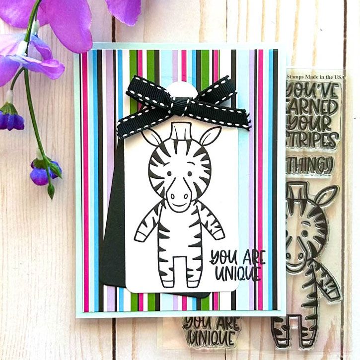 Little Peeps Zebra Clear Stamp Set