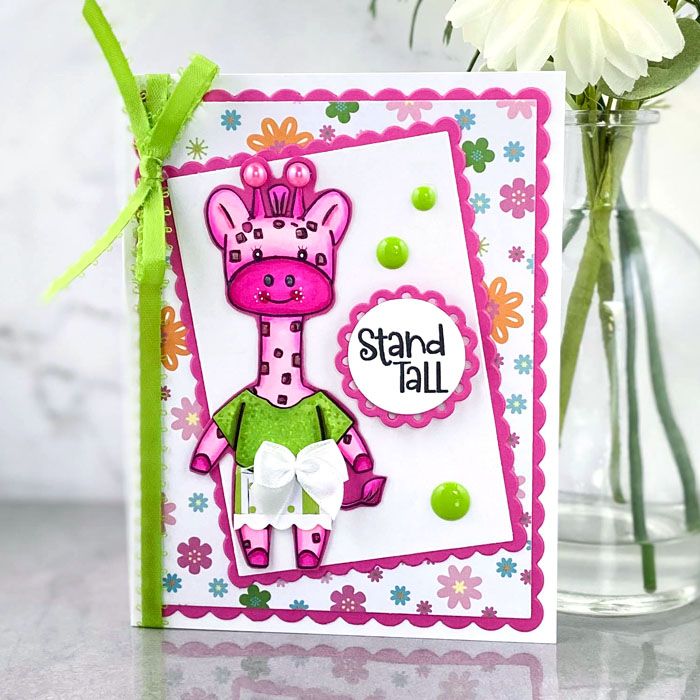Little Peeps Giraffe & Horse Clear Stamp Set