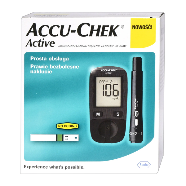 Glukometr, aparat, Accu-Chek Active