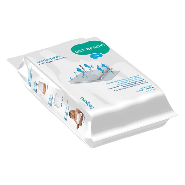 BabyOno, podkłady higieniczne do przewijania, 60 x 90 cm, 10 szt.