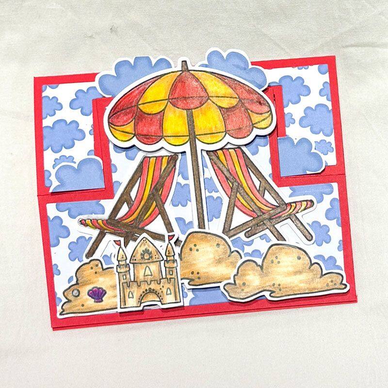 Beach Time Clear Stamp Set of 12