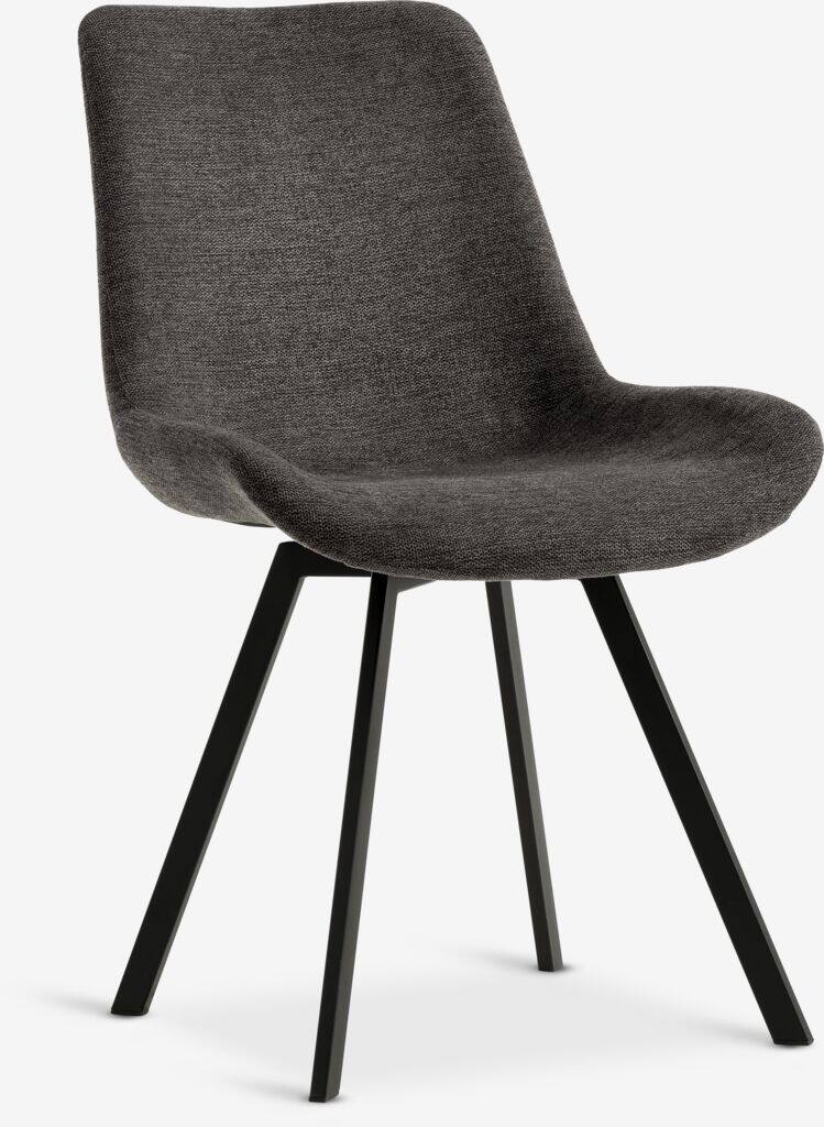 HYGUM drejelig spisebordsstol HYGUM grå og sort