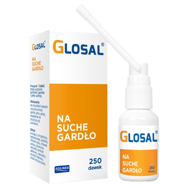 Glosal, spray na suche gardło, 25 ml