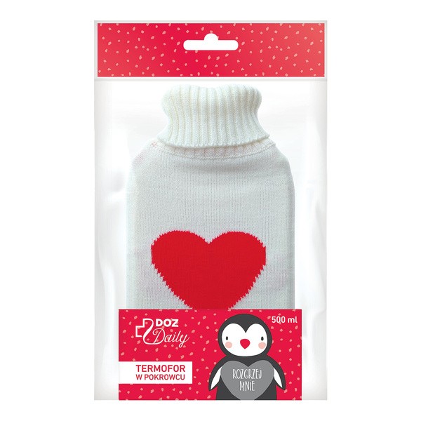DOZ Daily Termofor w pokrowcu, 500 ml
