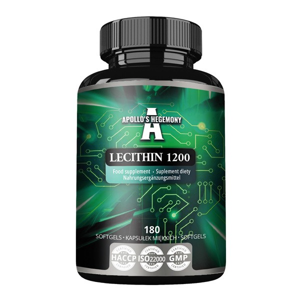 Apollo's Hegemony Lecithin 1200, kapsułki miękkie, 180 szt.