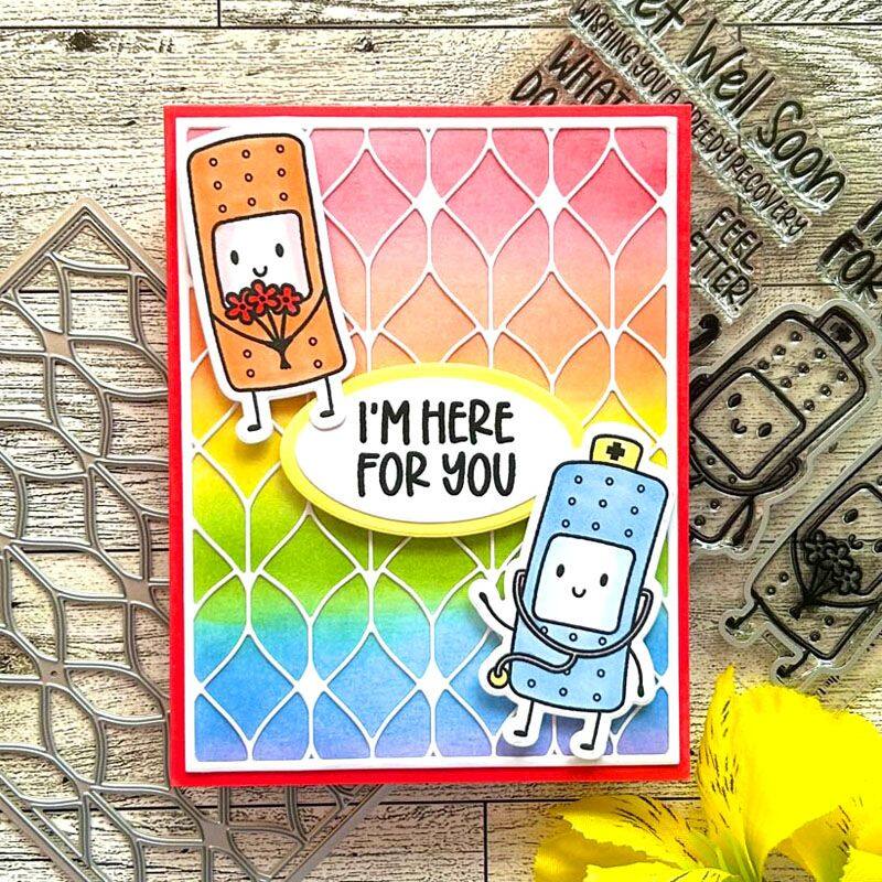 Get Well Bandages Clear Stamp Set