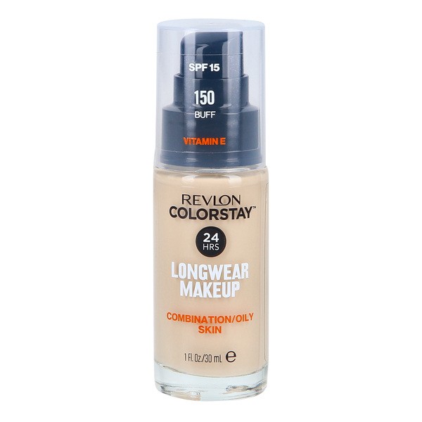 Revlon Colorstay Longwear Makeup SPF 15, podkład z pompką dla skóry tłustej i mieszanej, 150 Buff, 30 ml