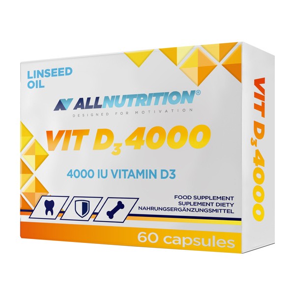 Zestaw 2 x Allnutrition Vit D3 4000, kapsułki, 60 szt.