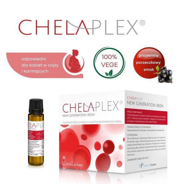 Chelaplex, płyn doustny, 10 ml x 20 szt.