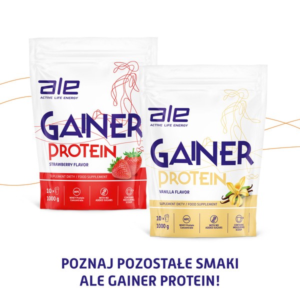 ALE Gainer Protein Chocolate Flavor, proszek, 1000 g